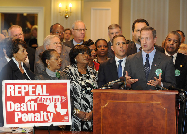 Annapolis, MD - 1/15/13-- Gov. Martin O'Malley speaks at a death penalty repeal press conference at the Senate Judicial Proceedings Committee. {Photo by Algerina Perna} {Item#}