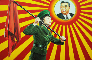 Kim-Il-Soon_In-Honor-of-The-Great-Leader-Father_acrylic-on-canvas_24x36in_2012_web