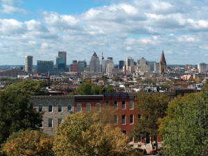Baltimore-skyline-pleasant-day