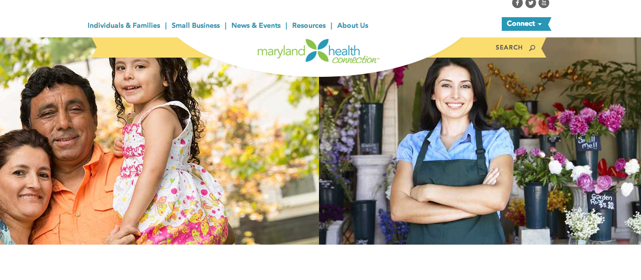 Maryland Health Connection Website