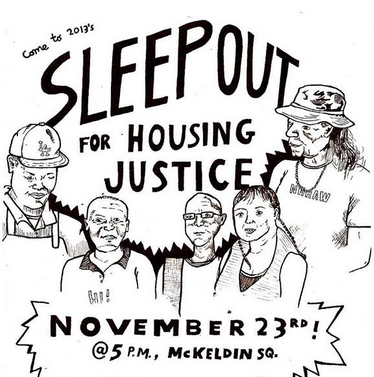 Sleepout for Housing Justice