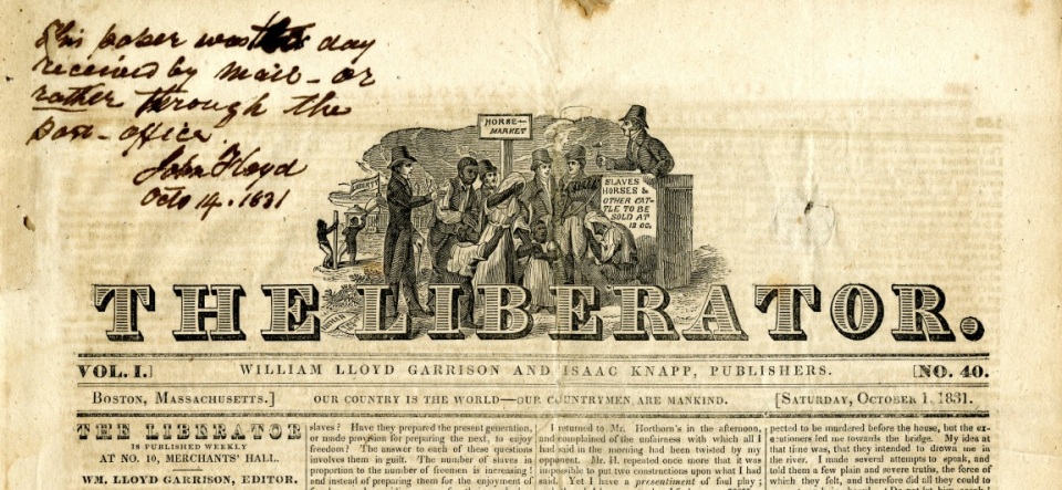 The Liberator, abolitionist newspaper