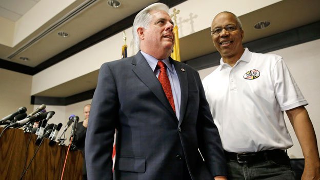 Governor-elect Hogan and Boyd Rutherford