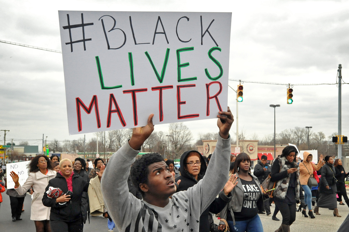 Black Lives Matter Baltimore Protest (Credit: The Baltimore Sun)