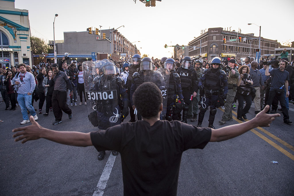 Freddie Gray Protestors (Credit: Washington Post)
