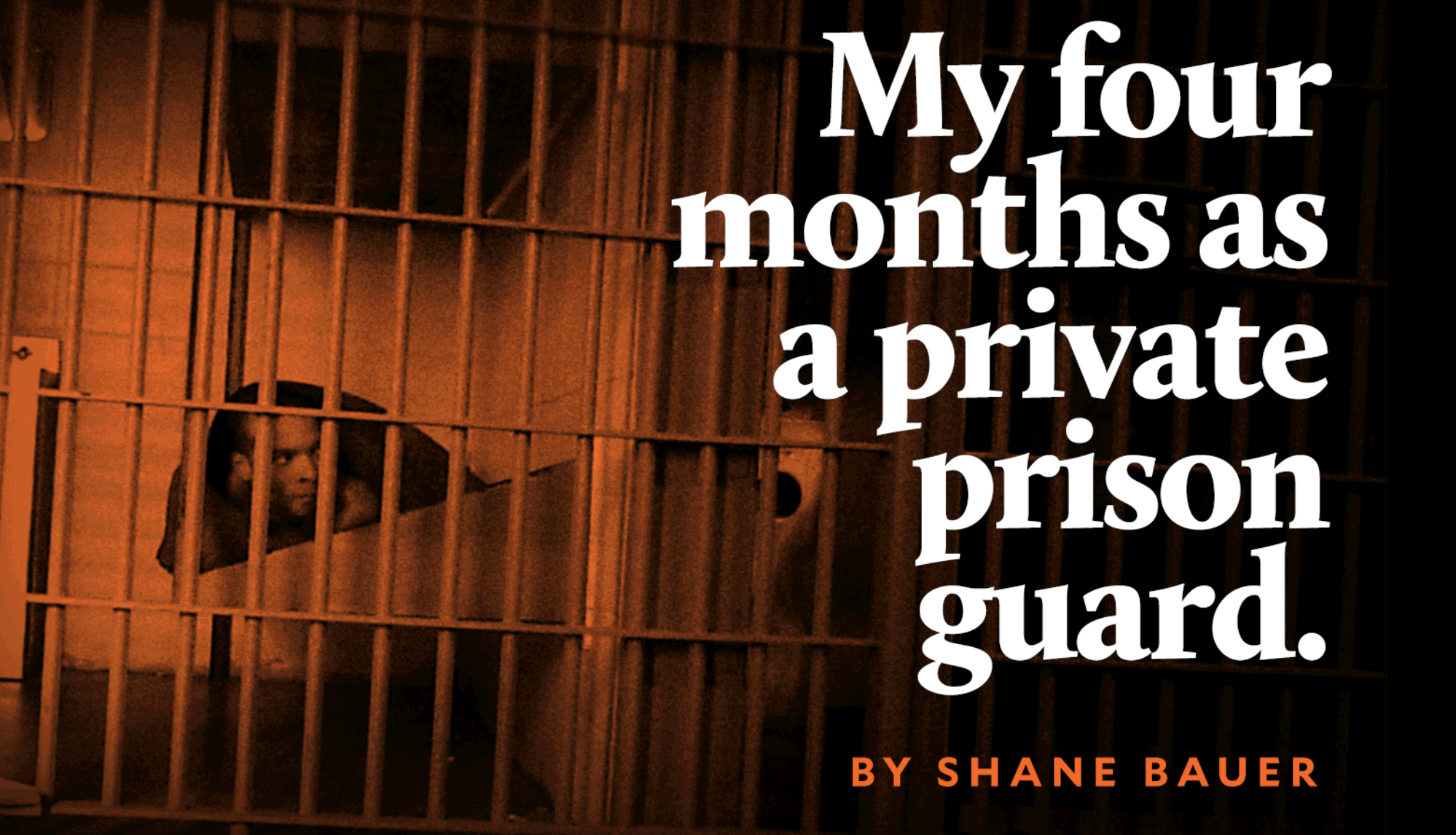 My Four Months as a prison guard (Credit: Mother Jones)